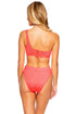 Luli Fama Pura Curiosidad One Shoulder Lace Back Top